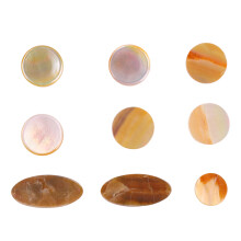 9PCS Saxophon-Fingerpads Saxophon-Schlüsselknöpfe