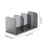 Multifunctional Book End Book Stoppers Bookends Supports-White 4