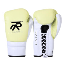 Boxing Gloves for Men Women Boxing Kickboxing Muay Thai MMA Heavy Bag Fighting Training Light Yellow 12oz