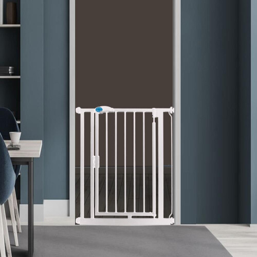 (Blanco, 82.2cm - 89.2cm) Bettacare Puerta de Seguridad con Cierre Automático 1