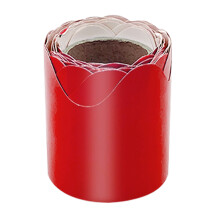 Color Rolled Border Trim Creative Classroom Decoration-Red