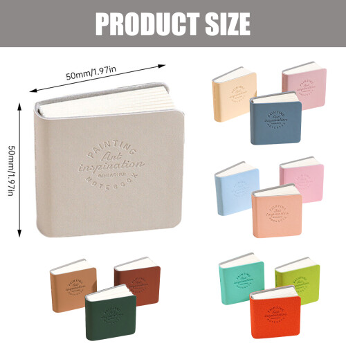 3 Pcs/Set Small Drawing Book Watercolor-dopamine system 2