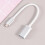 1Stück Type-C OTG Adapter Anschließen USB (Weiß) 4