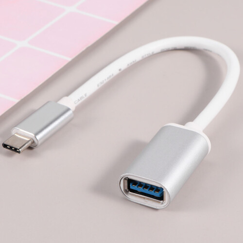 1Stück Type-C OTG Adapter Anschließen USB (Weiß) 1