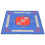 Blue Mahjong Table Pad Durable Polyester Non-Slip Table Cover 7