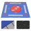 Blue Mahjong Table Pad Durable Polyester Non-Slip Table Cover 10