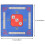 Blue Mahjong Table Pad Durable Polyester Non-Slip Table Cover 2