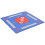 Blue Mahjong Table Pad Durable Polyester Non-Slip Table Cover 4