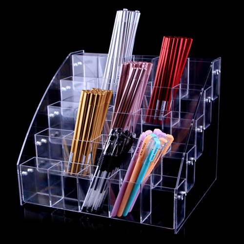 Transparent Acrylic Brush Display Case-Acrylic pen holder 5