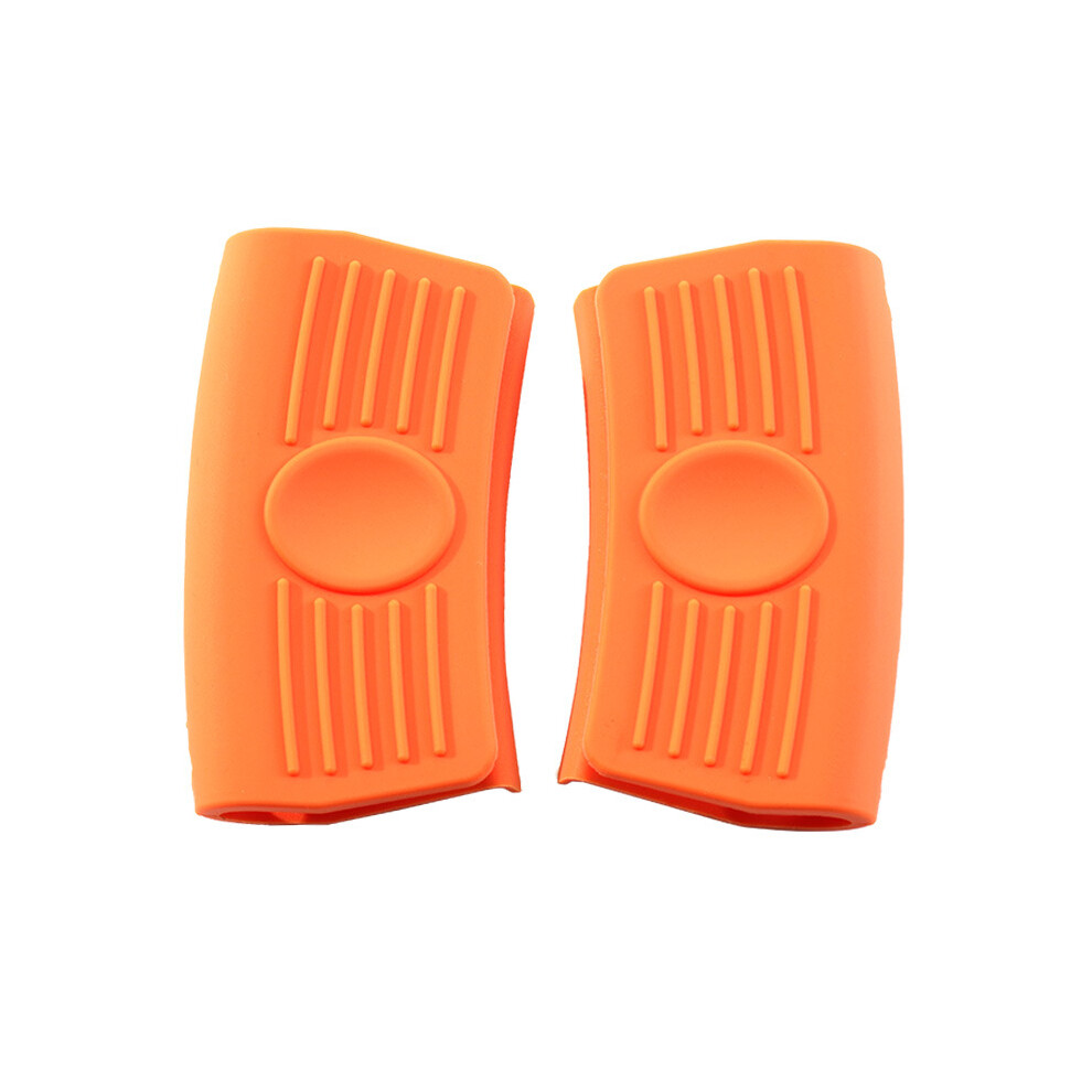Silicone Assist Handle Holder For Various Pans And Pots, Flexible Odorless Soft Silicone Non Slip Pot Handle Covers With Ergonomic Design 9155353334515