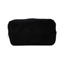 Large Capacity Pencil Bag Plush Pen Case Multipurpose Pen-Black