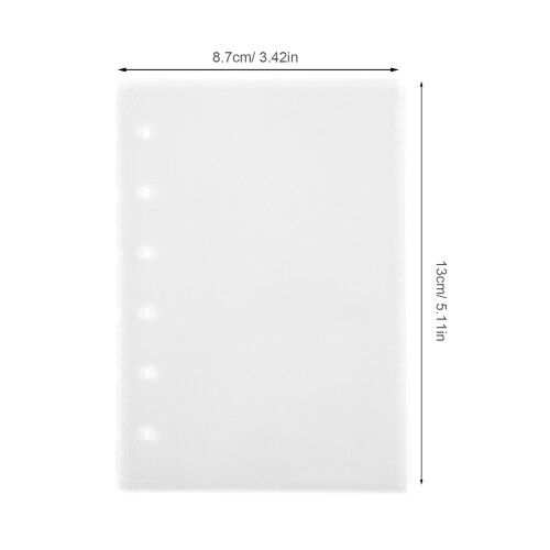 Zehuanyu 52 Transparenter Schutzpapier Scrapbook Ringbuch 1
