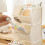 Stackable Pencil Holder Desk Organisers Multifunctional-White 5