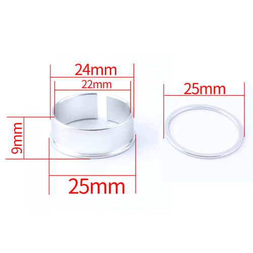 Adaptateur Boîtier Durable Alliage Pour 24Mm À 22Mm 1