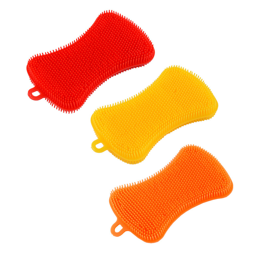 Flexible Scrubber Health Silicone Sponge Non-Abrasive For Dishes Car Bath Multipurpose Easy Cleaning Quick Dry After Use, Dishwasher Safe Scratch-Free 9155353338902