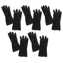 5 Paar Rutschfeste Haareinfärbhandschuhe Latex Für Männer S