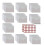 50 Pcs Die Cut Storage Bag Clear Plastic Envelopes-18x13 cm 1