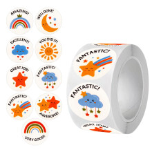500Pcs Cartoon Motivation Aufkleber Wasserdichte PVC Aufkleber
