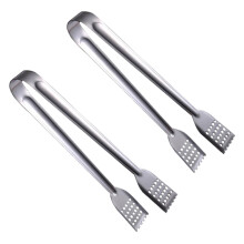 2Stk Flachkopf Lebensmittelklammer Brötchenzange 23 Cm