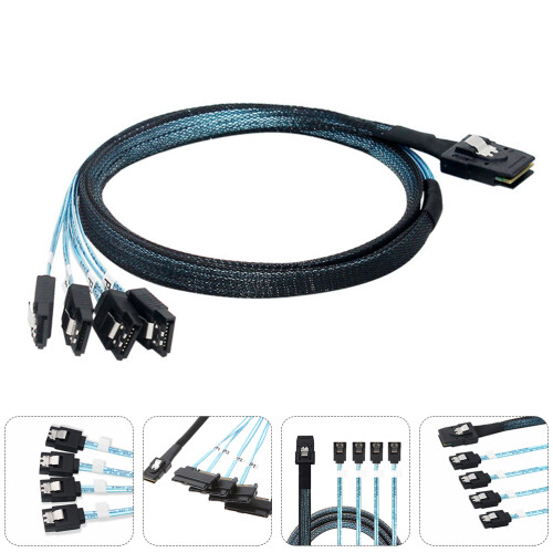 Mini Sas Auf 4 Kabel 0,5 M Für 1