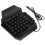 Black Gaming Keyboard Backlight Durable for Accurate Touch E-Sport Use 10