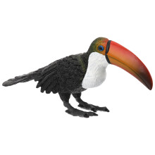Toucan Dekoartikel, Künstliche Statue, Kleine Vogelfigur, Tiermodell