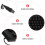 Black Gaming Keyboard Backlight Durable for Accurate Touch E-Sport Use 7