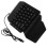 Black Gaming Keyboard Backlight Durable for Accurate Touch E-Sport Use 11