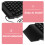 Black Gaming Keyboard Backlight Durable for Accurate Touch E-Sport Use 8
