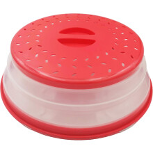 Coperchio per microonde multiuso, senza BPA e resistente al calore, maniglia facile da impugnare e pieghevole per riporlo, funzione di sfiato vapore