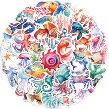 200x/Set Fish Stickers Sea Animal Stickers Self-Adhesive Ocean