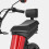 2Pcs Back Cushion Black Plastic Sponge Bike Backrest 11