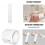 Reusable Note Wristband Slap Bracelet Memo Notepad-light green 3