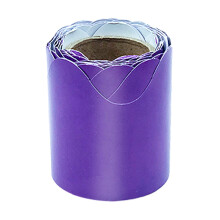 Bordure festonnée pour décoration de salle de classe,-Violet