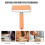 Wooden Pastry Roller Comfort Handle Baking Essential Rolling Pin 6
