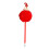 6 Pcs/Set 0.7mm Christmas Ballpoint Pen Smooth-red deer 6