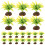 20Pcs Mini Fake Tree Toy For Diorama Train Scenery Sand Table Model 6