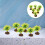 20Pcs Mini Fake Tree Toy For Diorama Train Scenery Sand Table Model 10