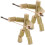 Bamboo Puppet Kit 2Pcs Cognitive Toy 1