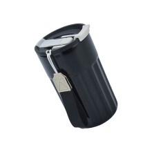 Thermal Mug Duals Function Spouts Rustproof Construction-Black