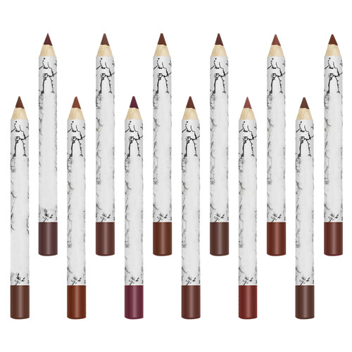 12 Farben Lippenkonturenstift Set Make-up Kosmetikstift