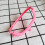 Purse Frame Sluitingen Roze Plastic Voor Knutselliefhebbers 1 Pack 3