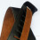 Gitarren-Ledergurt, schwarzer, handgenähter Rand, 10