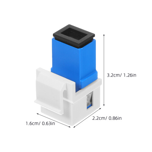 2St Multi St Fiber Optic Adapter Voor Dataoverdracht En 1