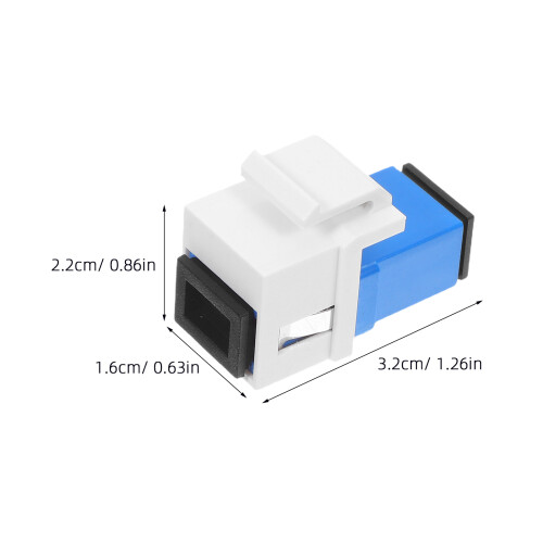 2St Multi St Fiber Optic Adapter Voor Dataoverdracht En 2