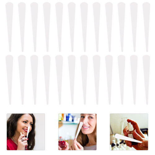 100 Stuks Aromatherapie Geurstestpapier Parfumteststrips (Wit) 2