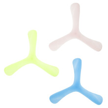 3Pcs Outdoor Triangle Luminous Boomerang Toy (Random Color)
