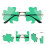 1Paar Feestglazen St. Patrick's Accessoire 11