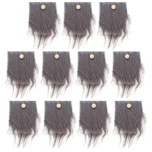 24 Sets Gnome Doll Making Material Cartoon Beards DIY Props