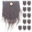 24 Sets Gnome Doll Making Material Cartoon Beards DIY Props 10